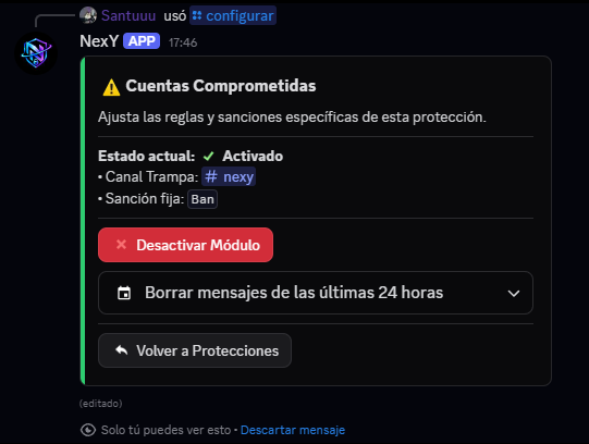 Protección contra cuentas comprometidas